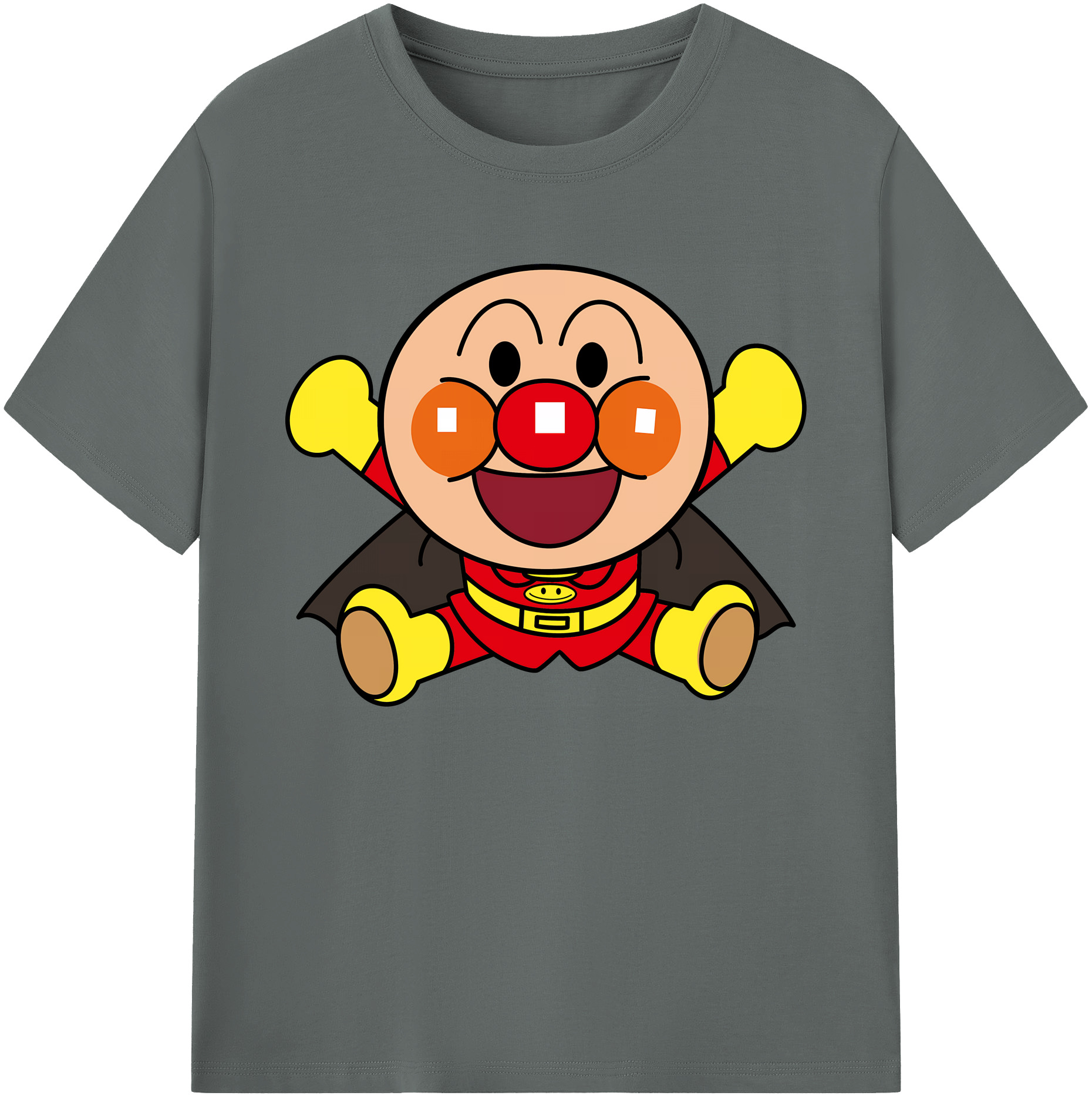 （画像用） アンパンマン Anpanman 綿100％ メンズ半袖Tシャツ｜肌触りやわらか＆通気性